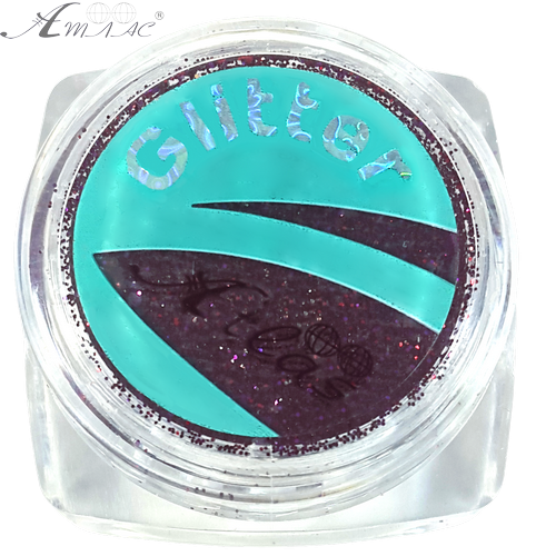 Блестки (Глиттер) мелкие Голографические Атлас 2 гр - Баклажан AS-2350