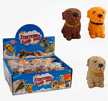 Іграшка Силіконова тягнучка собака 8см  68814