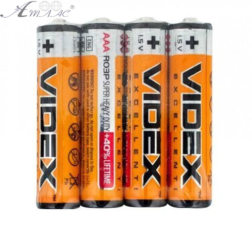 Батарейка пальчиковая AAA LR03 Videx Excellent 11.2026г 07945 Батарейка пальчиковая AAA LR03 Videx Excellent 11.2026г 07945