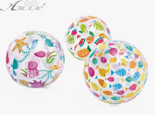 Intex М'яч надувний d = 51 см в кульку 59040NP Intex М'яч надувний d = 51 см в кульку 59040NP