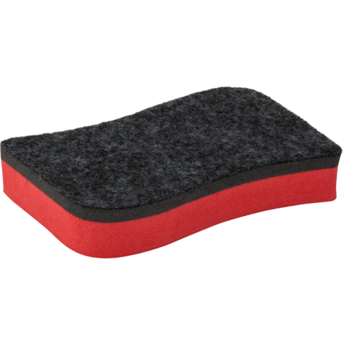 Губка для доски сухостирательная Axent Wave красная 11*5,7*2,2 см  9804-04-A фото 2
