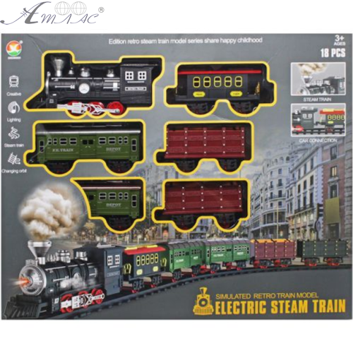 Игрушка Железная дорога Electric Steam Train  699-3А