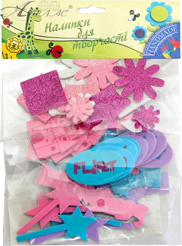 Наклейки 1 Вересня Сказочное королевство, 55 шт мягкие с блестками 950195 Наклейки 1 Вересня Сказочное королевство, 55 шт мягкие с блестками 950195