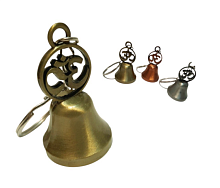 Брелок Колокольчик  металл  01288