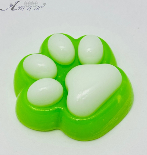 Іграшка таба Лапка зелена Антистрес Сквіш 6,5 см  13428