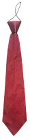 Краватка на 7 р. однотонна, бордова 14267