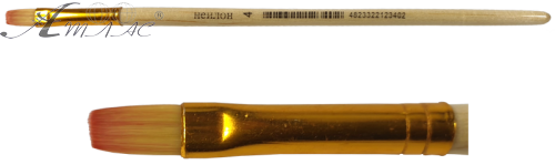 Пензлик нейлон Плоский № 4 JO *2340 Пензлик нейлон Плоский № 4 JO *2340