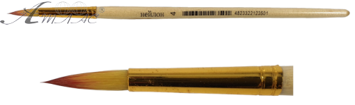 Пензлик нейлон Круглий № 4 JO *7832 Пензлик нейлон Круглий № 4 JO *7832