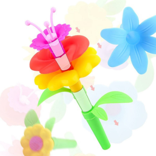 Игрушка Конструктор Garden building Цветы 144 деталей  CJ-2023 фото 3