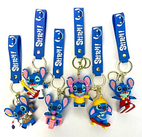 Брелок Стіч Мікс 6,5 см гума  14970