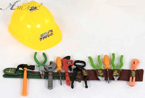 Игрушка Набор инструмены на ремне с каской 99317 в сетке Игрушка Набор инструмены на ремне с каской 99317 в сетке