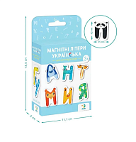 Магниты Буквы Украинский алфавит в коробке 13,5 х 11 х 5см  200211