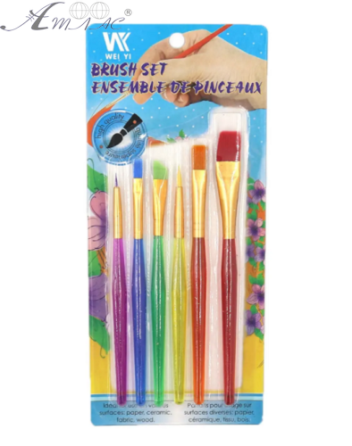 Набір синтетичних пензлів  6 шт Brush Set  K1360