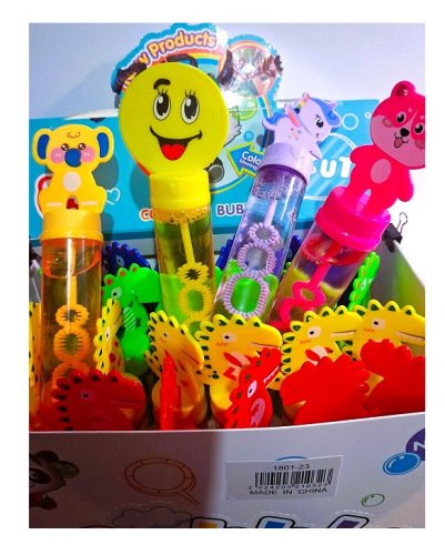 Игрушка Мыльные Пузыри Микс  14см  1801-23