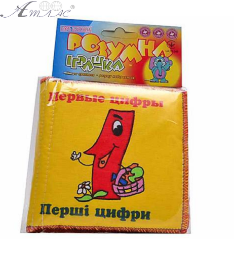 Игрушка Книжка мягкая "Розумна iграшка" микс