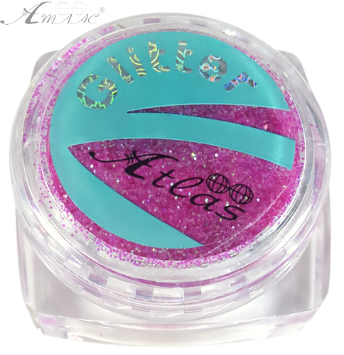 Блестки (Глиттер) мелкие Флуоресцентные Атлас 2 гр - Сиреневый AS-2392 Блестки (Глиттер) мелкие Флуоресцентные Атлас 2 гр - Сиреневый AS-2392