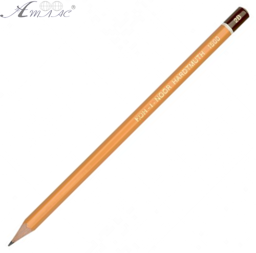 Карандаш графитный Koh-I-Noor 1500 2B 02543 Карандаш графитный Koh-I-Noor 1500 2B 02543