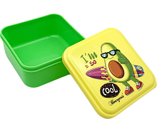 Ланчбокс Bourgeois Авокадо 490 мл12*12*5,5 см  46086-5