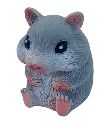 Игрушка Силиконовая тянучка Хомяк Большой серый 8 см 07356 фото 2 Игрушка Силиконовая тянучка Хомяк Большой серый 8 см 07356 фото 2