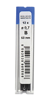 Грифель для механічних олівців "K-I-N" 0,7 мм B  4162.B