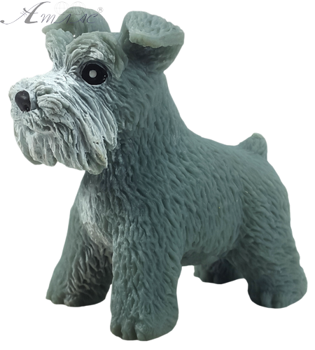 Игрушка Силиконовая тянучка собака терьер 8 см 07790