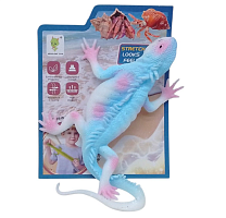 Игрушка силиконовая антистресс, Игуана голубая 32см  6006