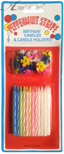 Свечи набор, 25 шт. свечек, 22 шт. держателей, в блистере 50026 Свечи набор, 25 шт. свечек, 22 шт. держателей, в блистере 50026