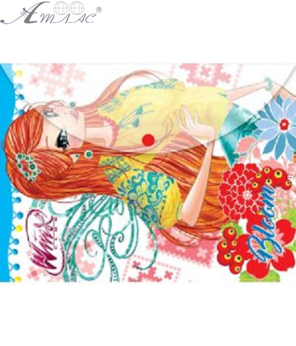 Папка на кнопці А4 1В "Winx" 491130 1/12