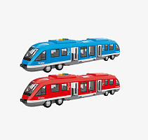 Игрушка Поезд Экспресс City Series Красный инерция свет звук 43см  3345