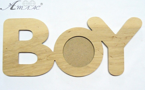 Деревянная Фоторамка "BOY" для 1- го фото   0741