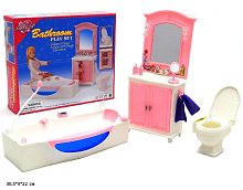 Лялькові меблі набір Gloria Ванна кімната  24020
