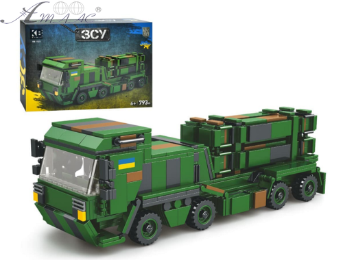 Іграшка Конструктор ЗСУ Зенітно-ракетний PATRIOT 793 деталі КВ1121 Іграшка Конструктор ЗСУ Зенітно-ракетний PATRIOT 793 деталі КВ1121