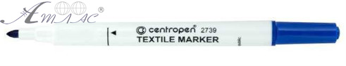 Маркер для Тканини Centropen Синій 3.9 мм 2739 Маркер для Тканини Centropen Синій 3.9 мм 2739