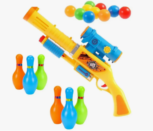 Игрушка Оружие Автомат бластер Jiayi Toys 55см в коробке  648-16 фото 2