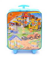 Игрушка Конструктор Duplo Стройка 78 деталей в чемодане Крупные детали  222-C04