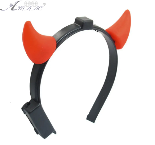 Игрушки Обруч Рожки чертика с подсветкой  5580