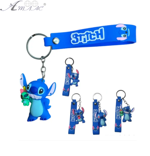 Брелок Стіч мікс із силіконовим браслетом 6 см 12195 фото 2 Брелок Стіч мікс із силіконовим браслетом 6 см 12195 фото 2