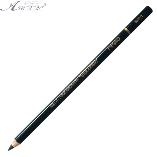 Олівець художній Koh-i-noor Gioconda вугілля в дереві Negro 8815/1
