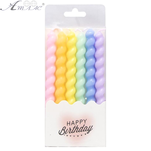 Свечи Набор 6 шт 7,5см цветная d=10см TL-1047 Свечи Набор 6 шт 7,5см цветная d=10см TL-1047