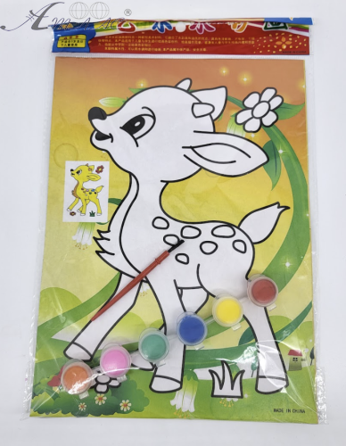 Розмальовки Піском А4 Мікс дизайнів 9 кольорів піску  06529 фото 2