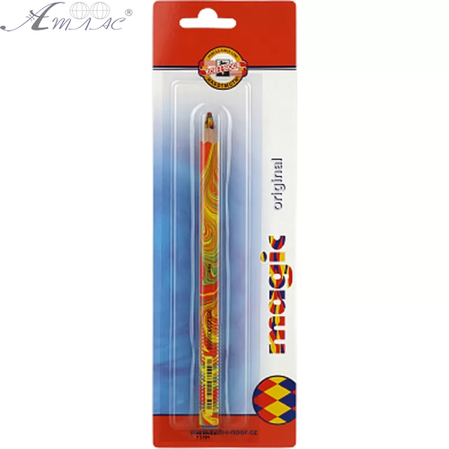 Олівець кольоровий K-I-N 3-х кольоровий Magic різноцв.грифель 3405