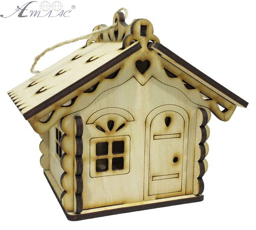 Домик № 1 Шкатулка с открывающейся крышей 12 х 8,2 х 10 см AS-4239, F-0103 Домик № 1 Шкатулка с открывающейся крышей 12 х 8,2 х 10 см AS-4239, F-0103