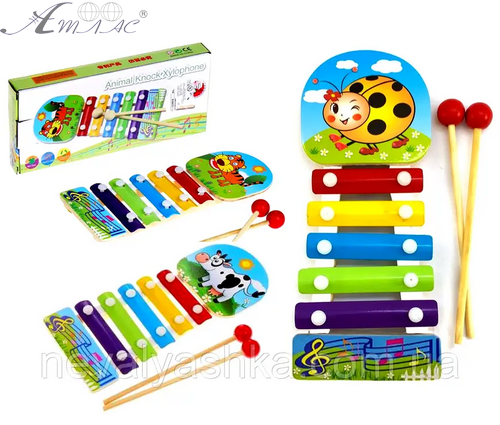 Іграшка Ксілофон музична з 2 молоточками  88933