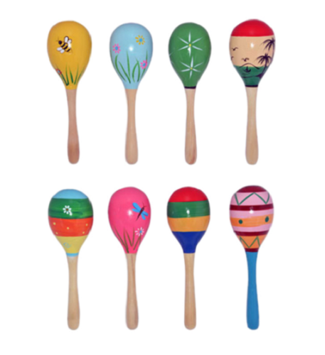 Игрушка Маракас Деревянный 20 см  0029