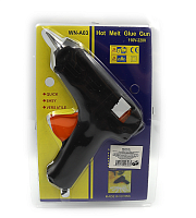 Пистолет для термоклея  Black 1,1 см 40W в блистере  0106DSCN