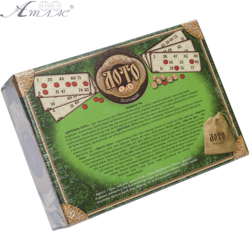 Игра Настольная Лото Дорожное деревянные бочонки в коробке TDG51U фото 2 Игра Настольная Лото Дорожное деревянные бочонки в коробке TDG51U фото 2