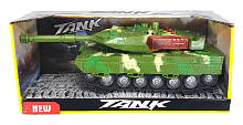 Іграшка Танк інерційне світло звук 25см у коробці  383