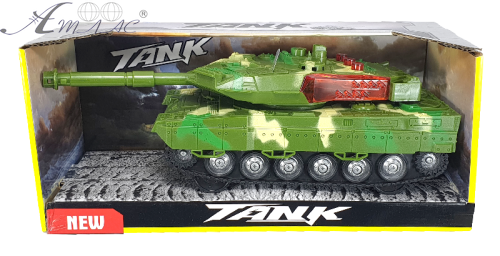 Іграшка Танк інерційне світло звук 25см у коробці  383