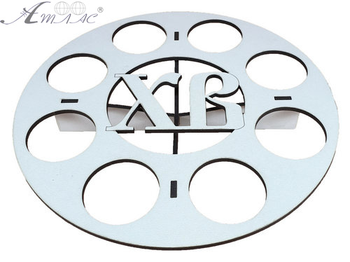 Сувенир "Пасхальная подставка круглая ХВ" на 8 яиц и паску d = 20 см AS-6206, М-2022