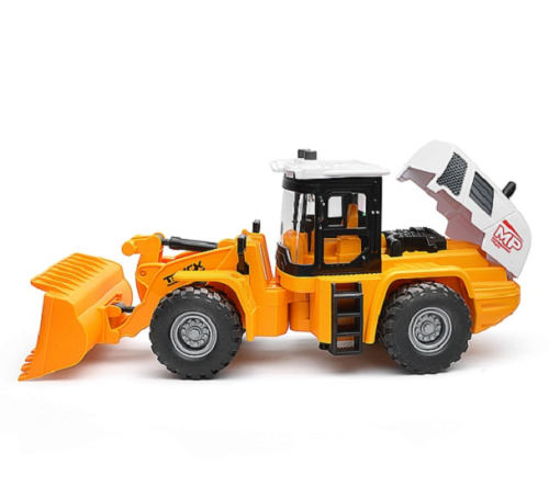 Игрушка Машинка Экскаватор Спецтехника инерционная 30 см в коробке  129-1 фото 2